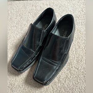 Stacy Adams Black Slip-On Loafers